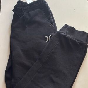 Hurley Kids Black Sweatpants with Logo